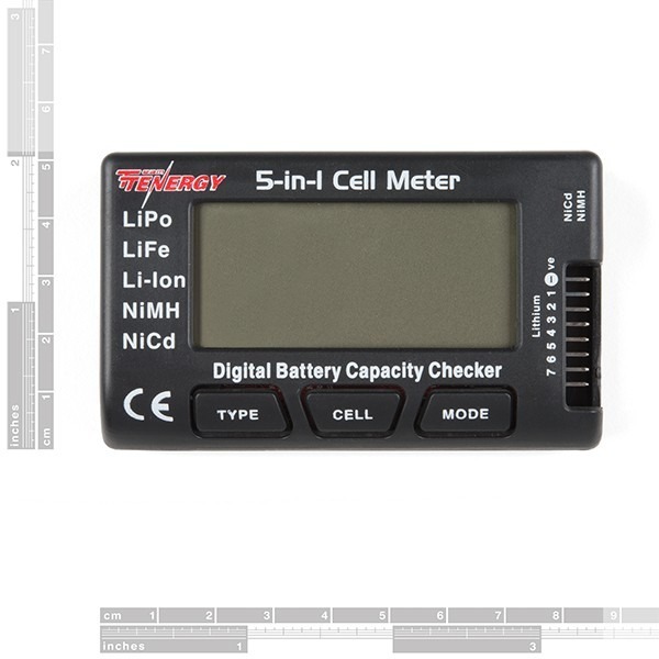 [物聯汪汪]含稅附發票~Tenergy Battery Cell Meter 5合1充電電池智慧電表 TOL-15348-細節圖2