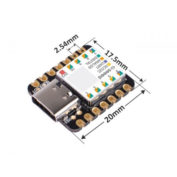 [物聯汪汪]附發票~ Seeeduino XIAO-Arduino單片機-SAMD21 Cortex M0+焊/未焊針腳-細節圖8
