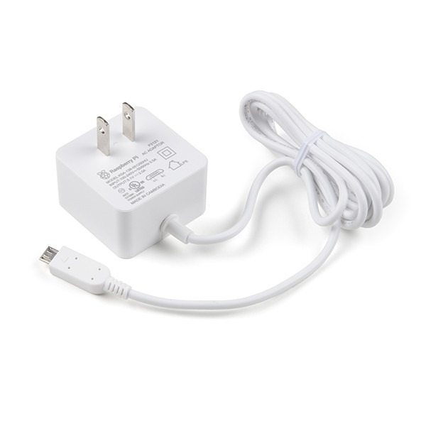 [物聯汪汪]Raspberry Pi 3 Model B+樹莓派官方Micro USB, 5.1V, 2.5A電源供應器-細節圖2