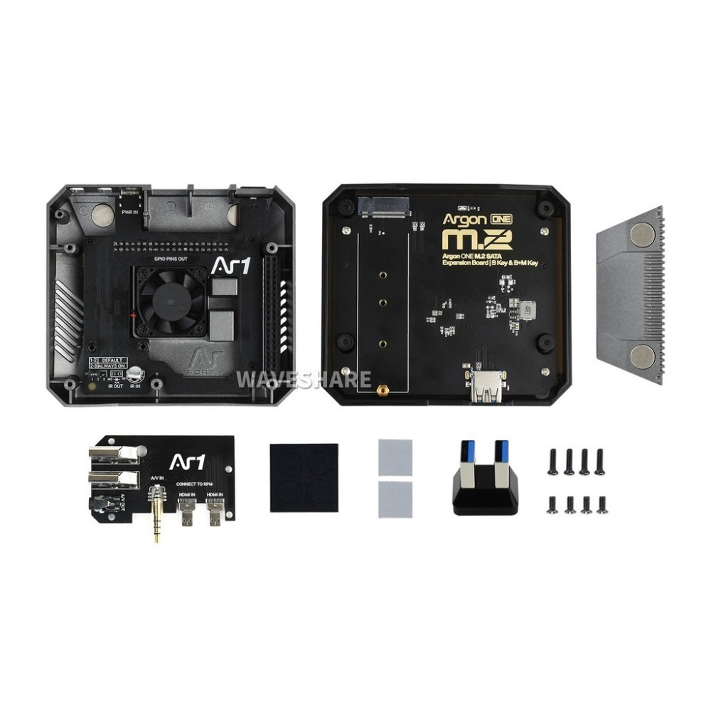 [物聯汪汪] 含稅附發票~ ARGON ONE M.2 SATA 樹莓派4代Raspberry Pi 4專用鋁合金機箱-細節圖6