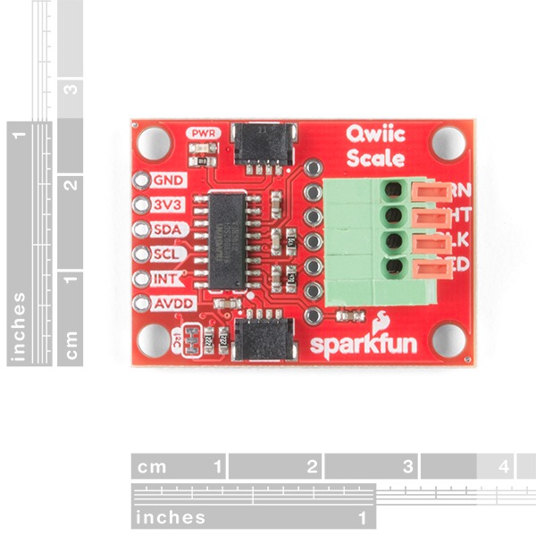 [物聯汪汪]含稅附發票~SparkFun Qwiic Scale - NAU7802 秤重讀取傳感器-細節圖3