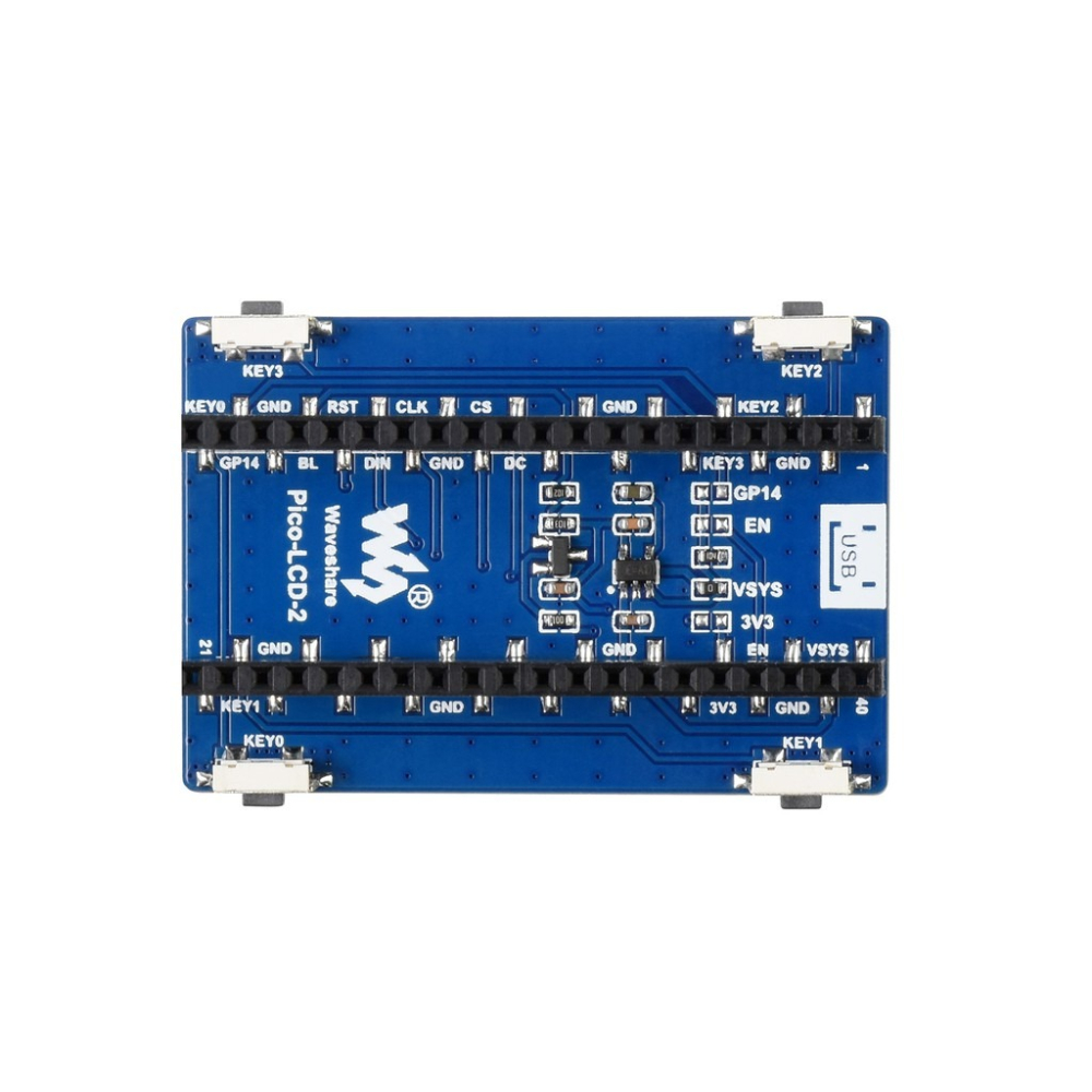 [物聯汪汪] 附發票~ Raspberry Pi Pico專用 65K 320×240 SPI 2＂ 吋彩色LCD螢幕-細節圖3