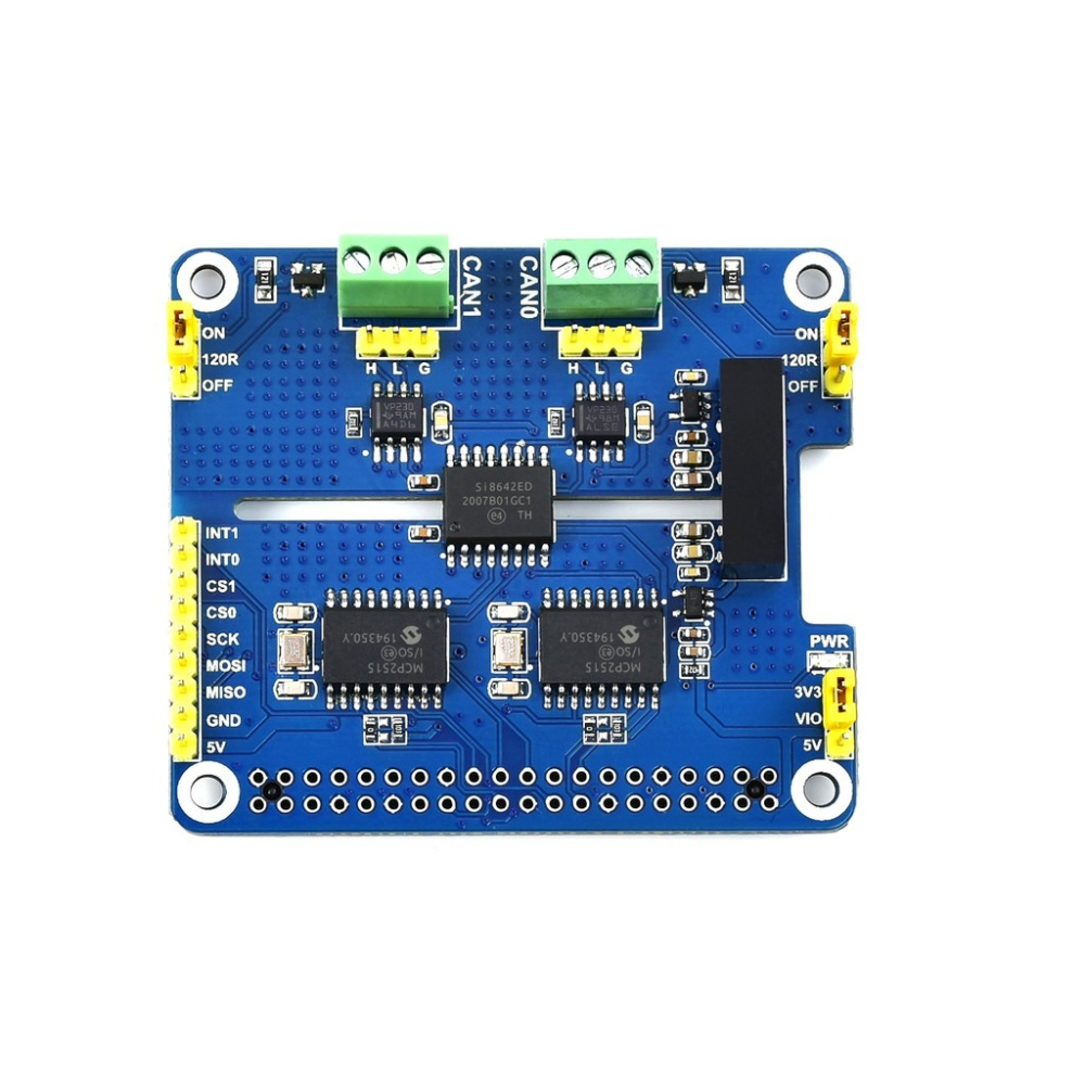 [物聯汪汪] 含稅附發票~Raspberry Pi 樹莓派 2-CH CAN HAT 雙通道隔離型擴充板CAN BUS-細節圖5