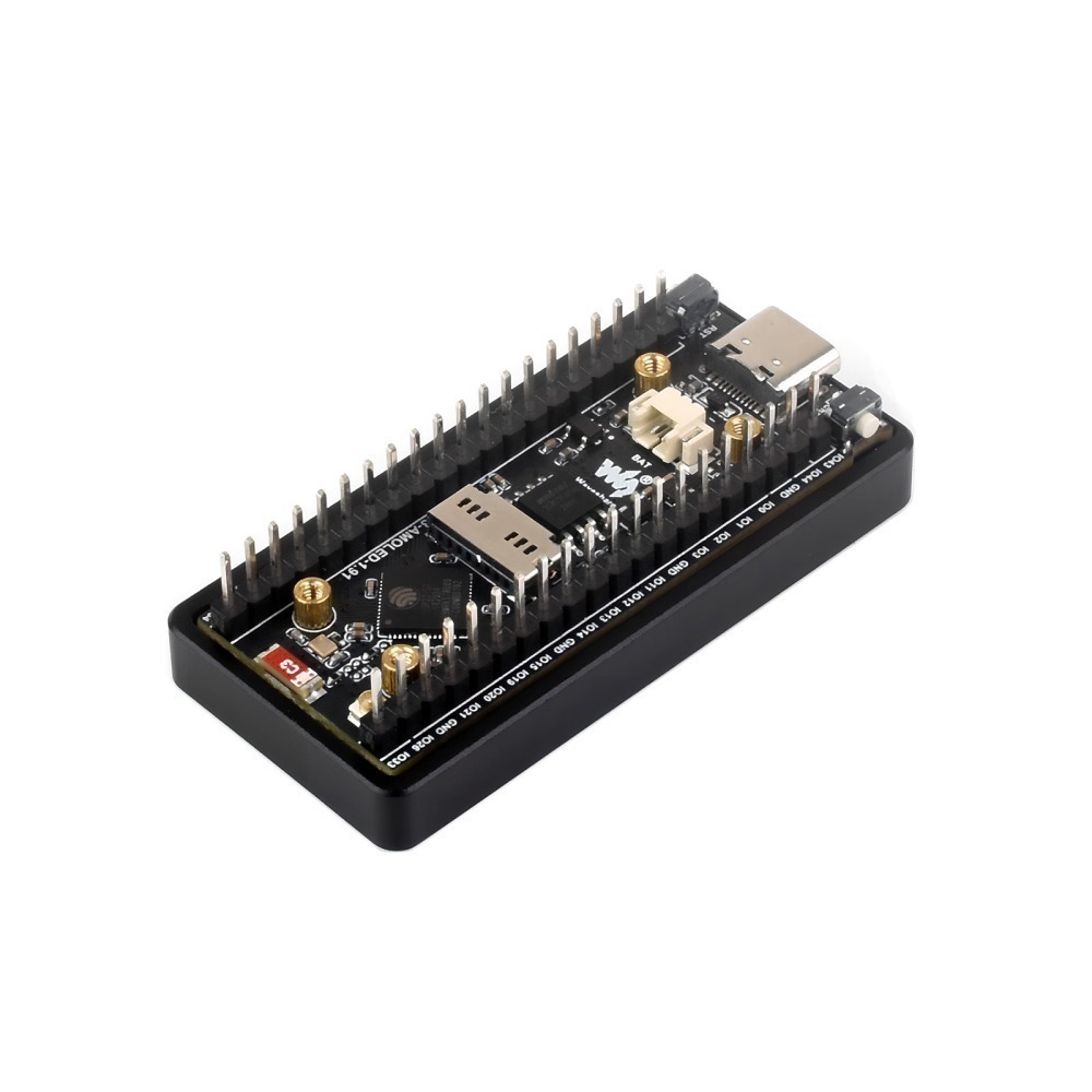 [物聯汪汪] 附發票~ ESP32-S3 1.91＂吋AMOLED觸控式螢幕開發板帶排針 LX7雙核處理器240×536-細節圖5