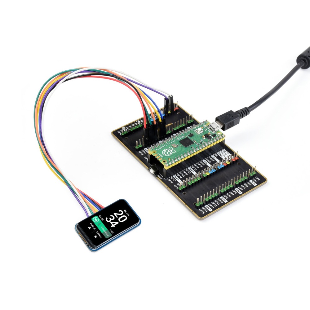 [物聯汪汪] 附發票1.47＂吋顯示屏 LCD 圓角螢幕模組 172×320 畫素 SPI 通訊 Arduino等多平台-細節圖6