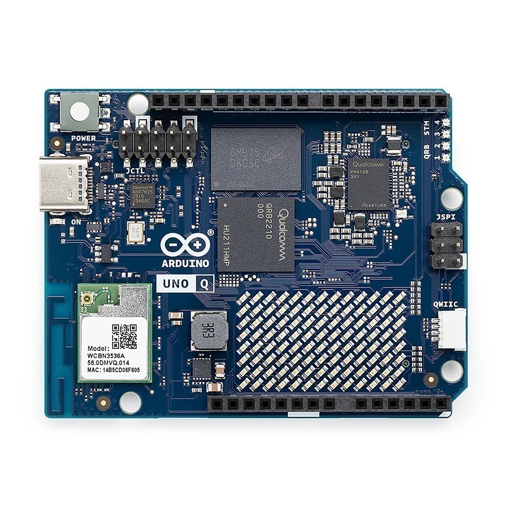 [物聯汪汪] 附發票現貨~ Arduino UNO Q Qualcomm 雙晶片 QRB2210/STM32U585-細節圖2