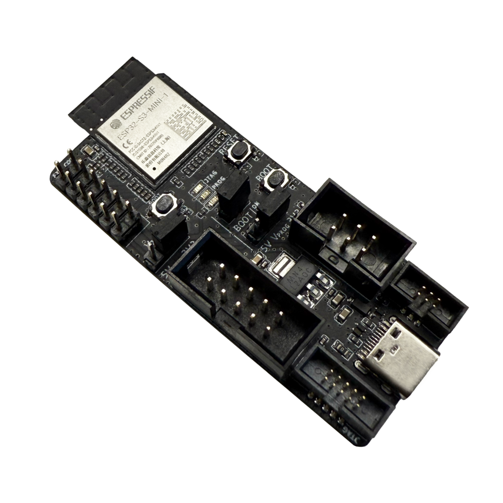 [物聯汪汪] 含稅附發票~ 最新款 ESP-PROG-2 下載燒錄與除錯板 for ESP8266 or ESP32-細節圖2