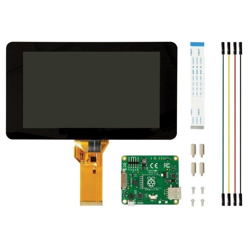 [物聯汪汪] 含稅附發票~原廠 Raspberry Pi 樹莓派官方 7＂ Display 10指電容式觸控顯示器-細節圖2