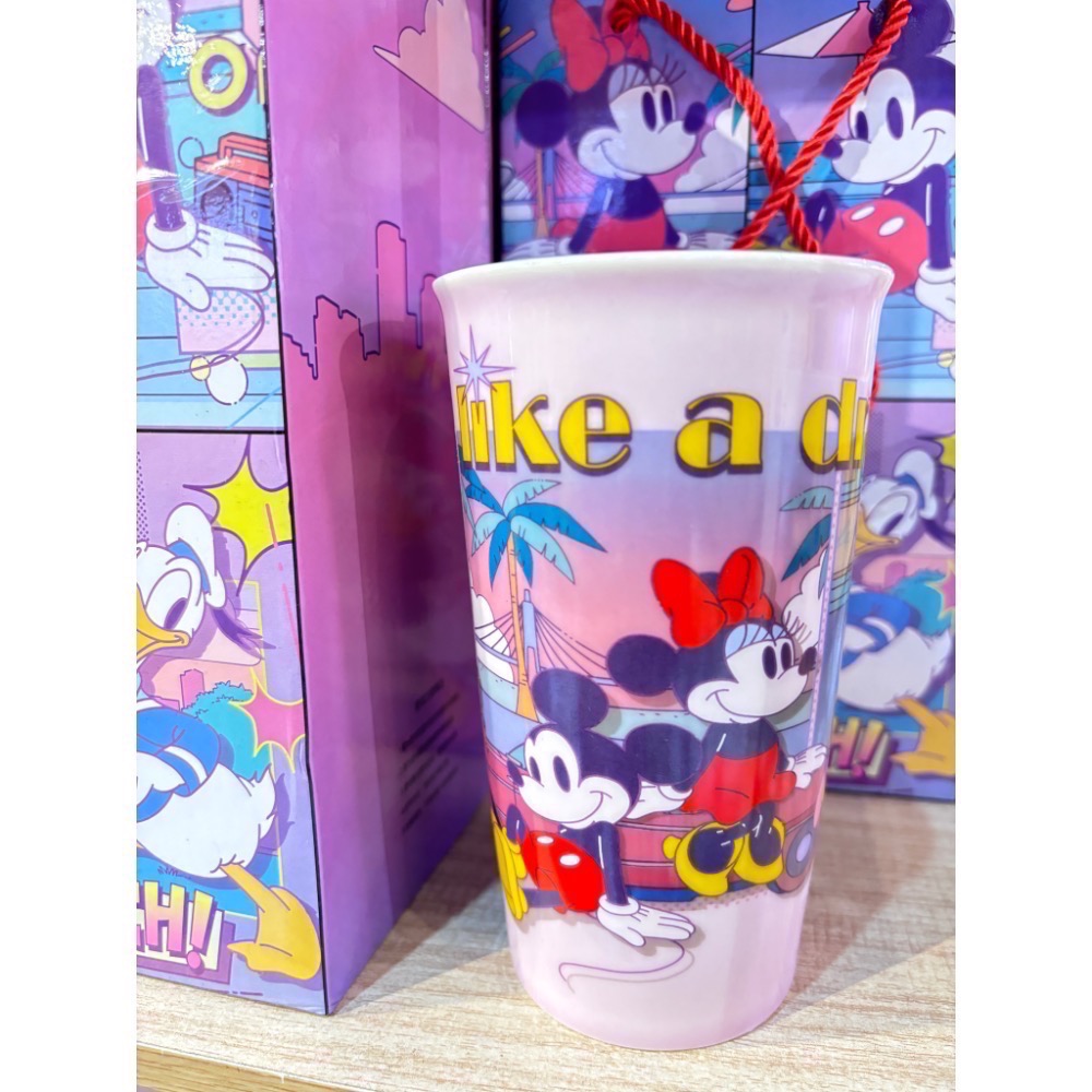 迪士尼專區 正版雷射標籤 迪士尼100週年 磁吸行動電源 維尼 唐老鴨 艾莎 熊抱哥 陶瓷雙層杯-規格圖5