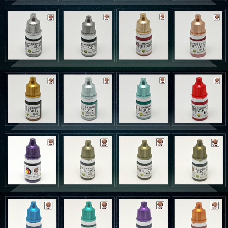 【Max模型小站】酋長大陸 手塗金屬色 上色颜料環保水性漆 A (BT3000~3053)(5ml)-細節圖2