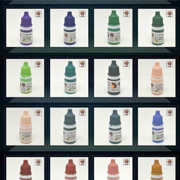 【Max模型小站】酋長大陸 SM模型漆筆塗裝BT純色上色颜料環保水性漆 B (BT2058~2100) (5ml)-細節圖2