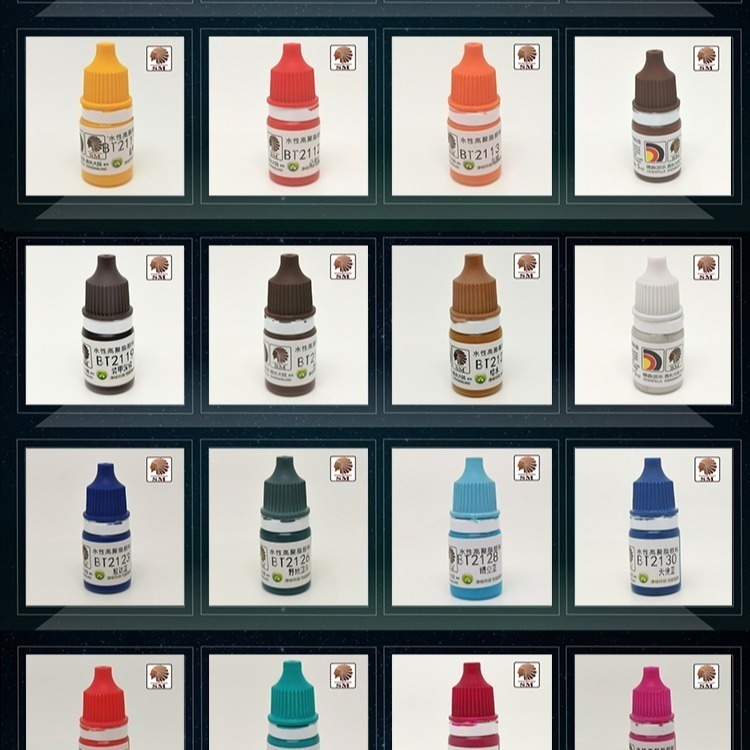 【Max模型小站】酋長大陸 SM模型漆筆塗裝BT純色上色颜料環保水性漆 C (BT2102~2155)(5ml)-細節圖2