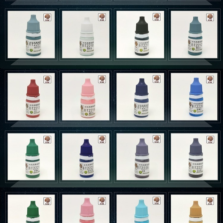 【Max模型小站】酋長大陸 SM模型漆筆塗裝BT純色上色颜料環保水性漆 E (BT2201~2256)(5ml)-細節圖2