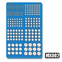 【Max模型小站】模式玩造 鋼彈機甲模型 金屬細節改造 一字螺釘蝕刻片 MX系列(001-006)-規格圖3