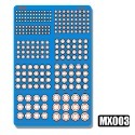 【Max模型小站】模式玩造 鋼彈機甲模型 金屬細節改造 一字螺釘蝕刻片 MX系列(001-006)-規格圖3