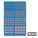【Max模型小站】模式玩造 鋼彈機甲模型 金屬細節改造 一字螺釘蝕刻片 MX系列(001-006)-規格圖3