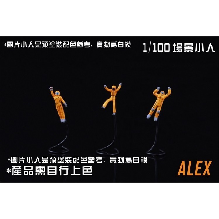 【Max模型小站】ALEX模型 1/100 格納庫 兵人 場景維修機械人 26個小人-細節圖3