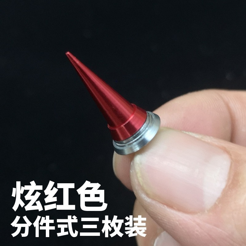 【Max模型小站】HD 鋼彈 金屬補品 改件 薩克分件式肩刺 (三枚入) ZC4 (四種顏色)-細節圖5