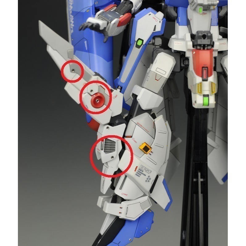 【Max模型小站】HD 鋼彈模型 金屬改件 改造散氣孔裝甲散熱孔(15顆入)-細節圖4