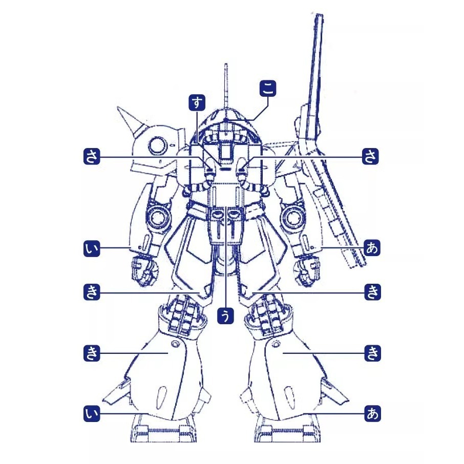 【Max模型小站】GUGU MG 1/100 MARASAI RMS-108 馬拉塞.高精度水貼-細節圖4