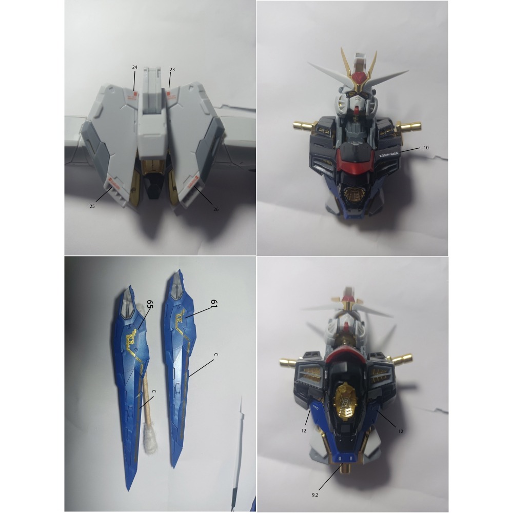 【Max模型小站】Amax工作室 MB樣式 魂藍限定 攻擊自由 配色 1/100 螢光 燙金 水貼-細節圖3