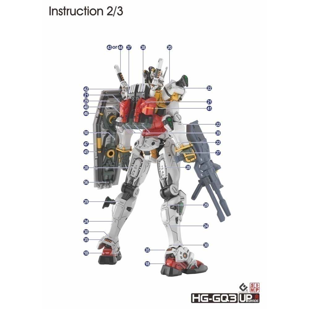 【Max模型小站】EVO HG(44) 紅鋼彈 夏亞 鋼彈吉庫艾克斯 白鋼彈 RX78 螢光水貼-細節圖6