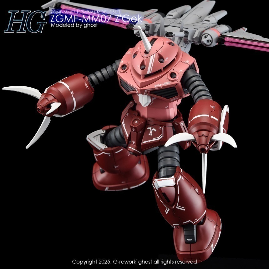 【Max模型小站】炎水貼 GHOST HG(114) 阿斯蘭魔蟹 SEED劇場版 驍騎艾弗里 螢光水貼-細節圖5