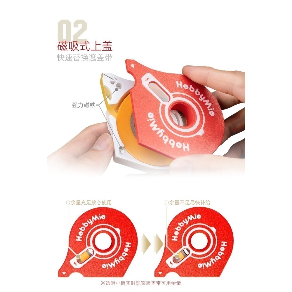 【Max模型小站】喵匠 遮蓋帶收纳盒 切割器 膠帶紙收納-細節圖5