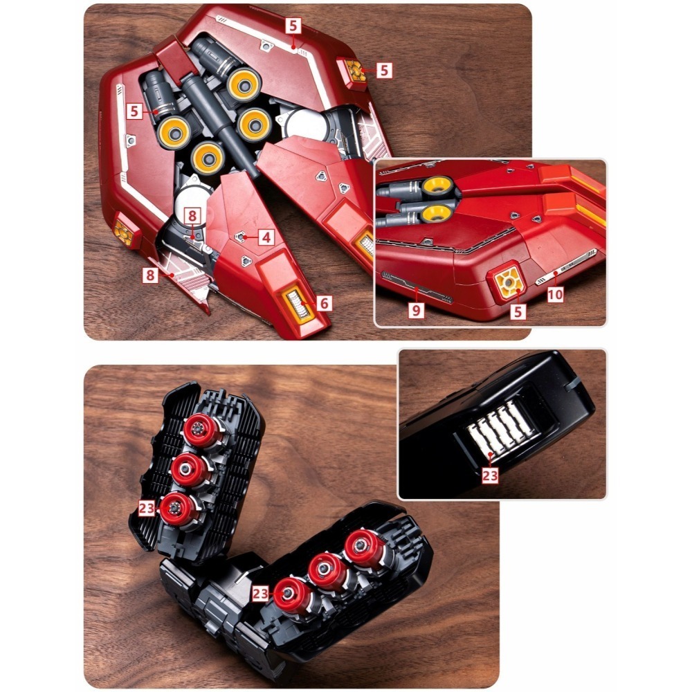 【Max模型小站】TAS沉迷者 MG沙薩比 SAZABI 卡沙 高精度 蝕刻片-細節圖5