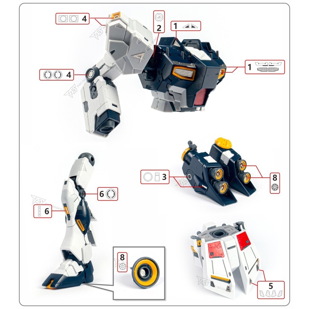【Max模型小站】TAS沉迷者 MG牛鋼彈 KaNu 卡牛卡版專用 高精度蝕刻片模型機甲改造-細節圖3