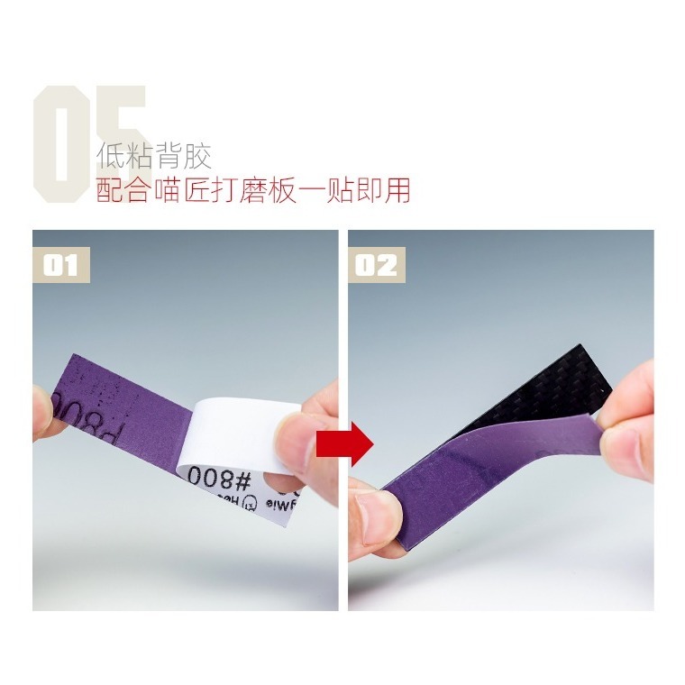 【Max模型小站】喵匠 HOBBY MIO 預裁剪背膠砂紙套裝 6種規格 送收納盒-細節圖7