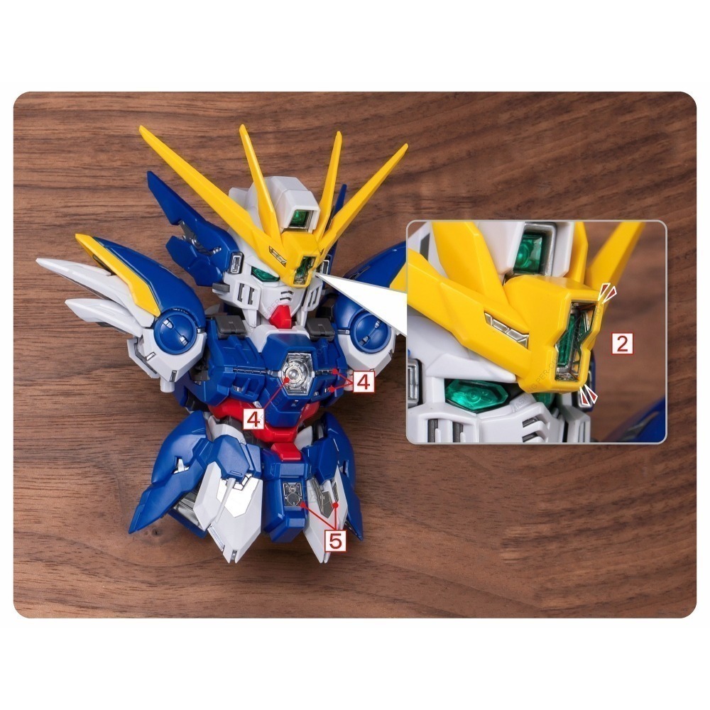 【Max模型小站】TAS沉迷者 MGSD飛翼零式EW掉毛 天使鋼彈 專用高精度蝕刻片 (附背胶)-細節圖3