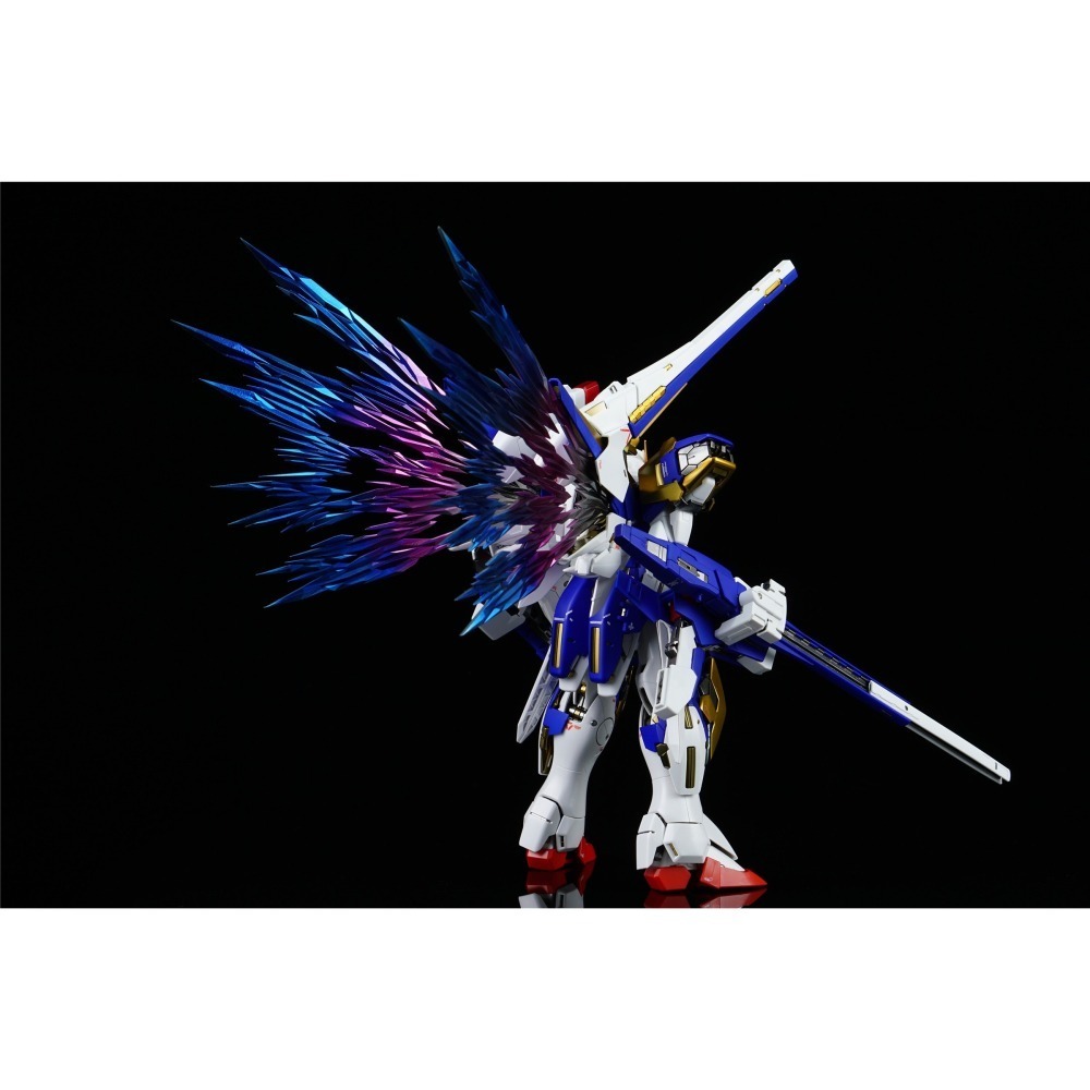 【Max模型小站】量子核心 MG V2 AB V鋼彈 卡版 光翼特效件 光之翼 透明漸變成品(不含本體)-細節圖6