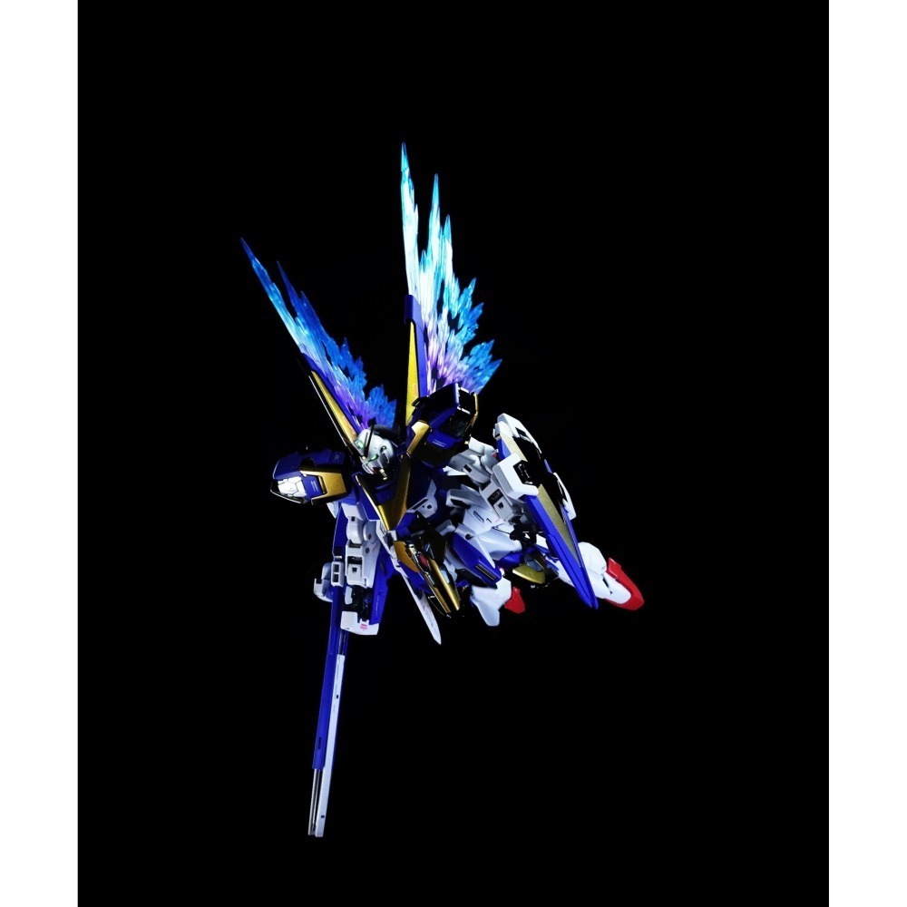 【Max模型小站】量子核心 MG V2 AB V鋼彈 卡版 光翼特效件 光之翼 透明漸變成品(不含本體)-細節圖3