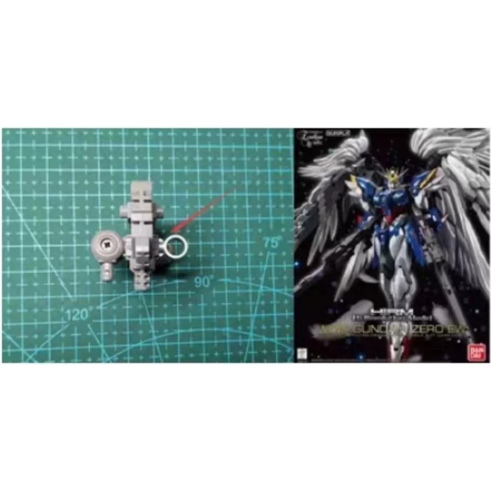 【Max模型小站】AE模型 HiRM 飛翼零式 EW飛翼 天使 胯部金屬强化零件 (一組2個)-細節圖2