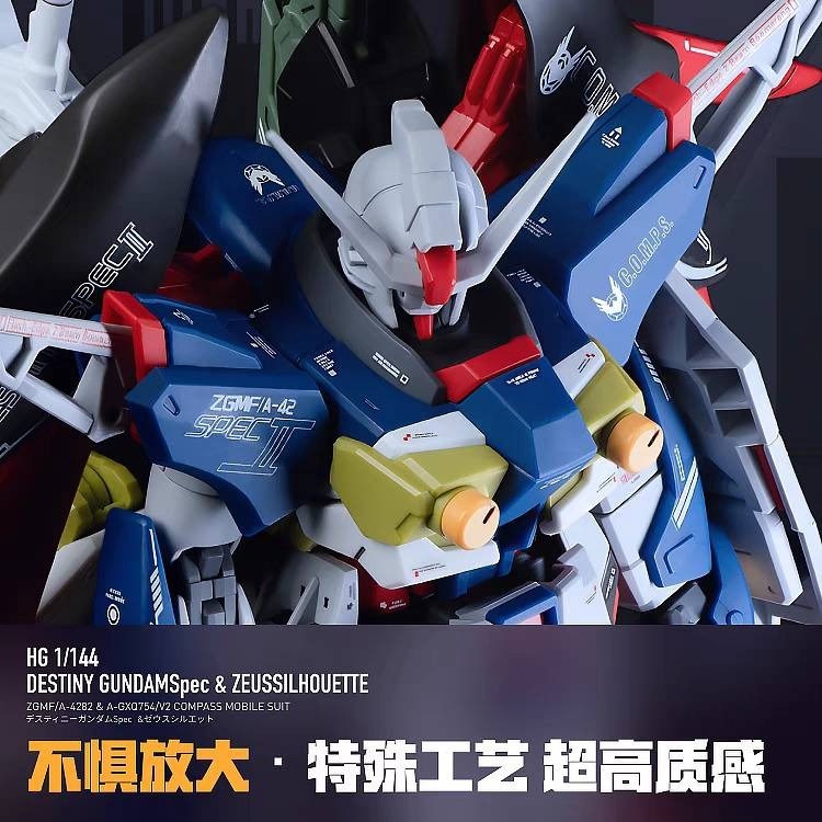 【Max模型小站】LNX HG 命運二型 宙斯魅影 HGCE 宙斯魅影命運二式 高精度水貼(四張入)-細節圖3