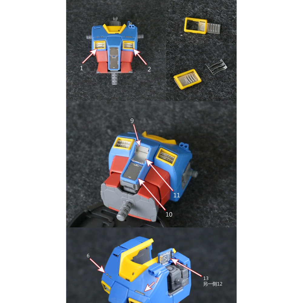 【Max模型小站】Warslug X 模工坊 MG RX-78鋼彈 GTO 金屬蝕刻片-細節圖2