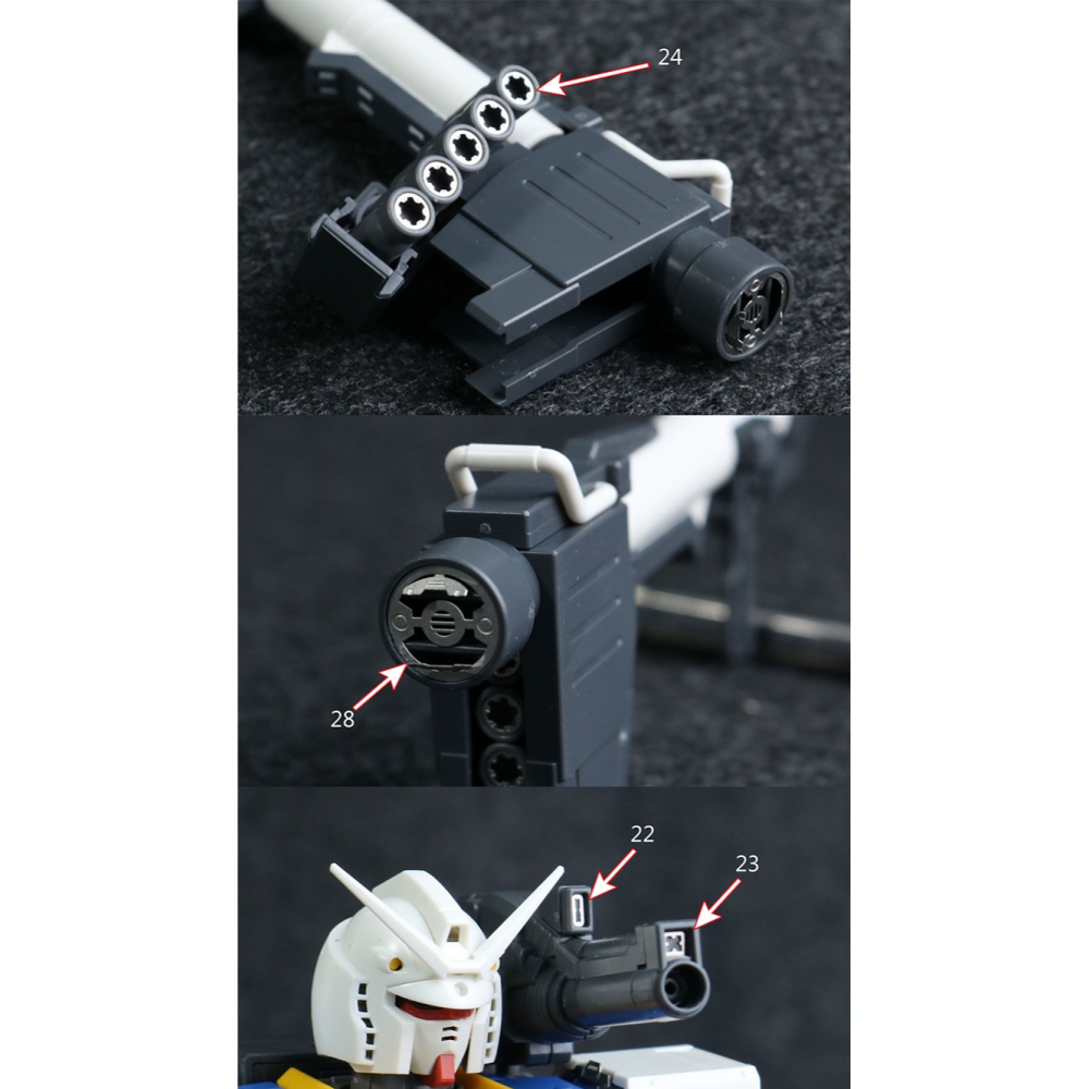 【Max模型小站】Warslug X 模工坊 MG RX-78鋼彈 GTO 金屬蝕刻片-細節圖7