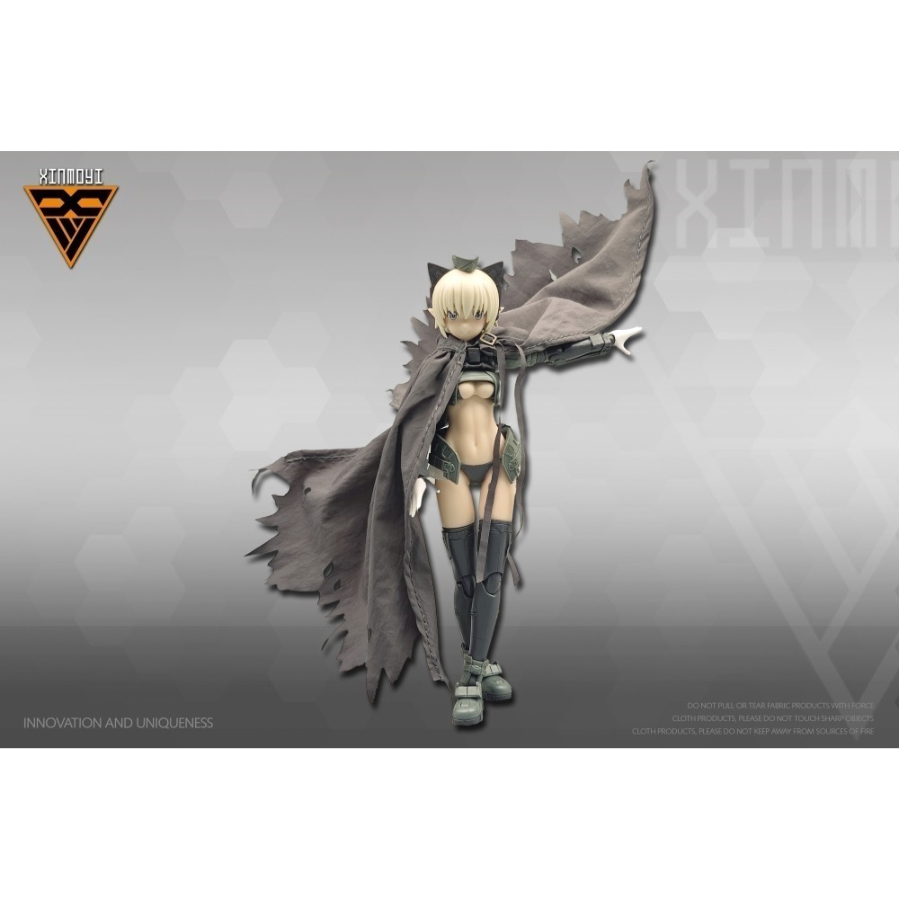 【Max模型小站】通用披風服飾配件 SHF 機娘 鋼彈 披風人偶衣 斗篷-細節圖3