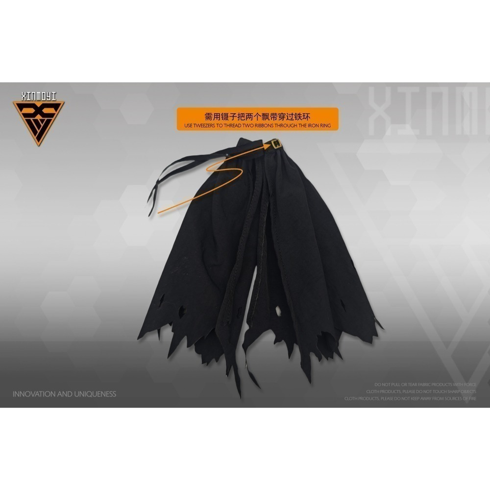 【Max模型小站】通用披風服飾配件 SHF 機娘 鋼彈 披風人偶衣 斗篷-細節圖6