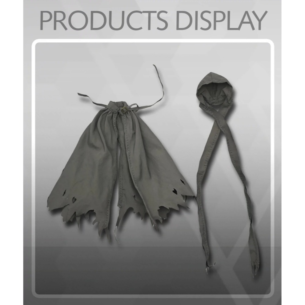 【Max模型小站】通用披風服飾配件 SHF 機娘 鋼彈 披風人偶衣 斗篷-規格圖6