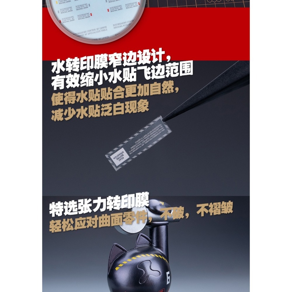 【Max模型小站】喵匠 高精度水貼 VOL7 安全警示條水貼 螢光色-細節圖6