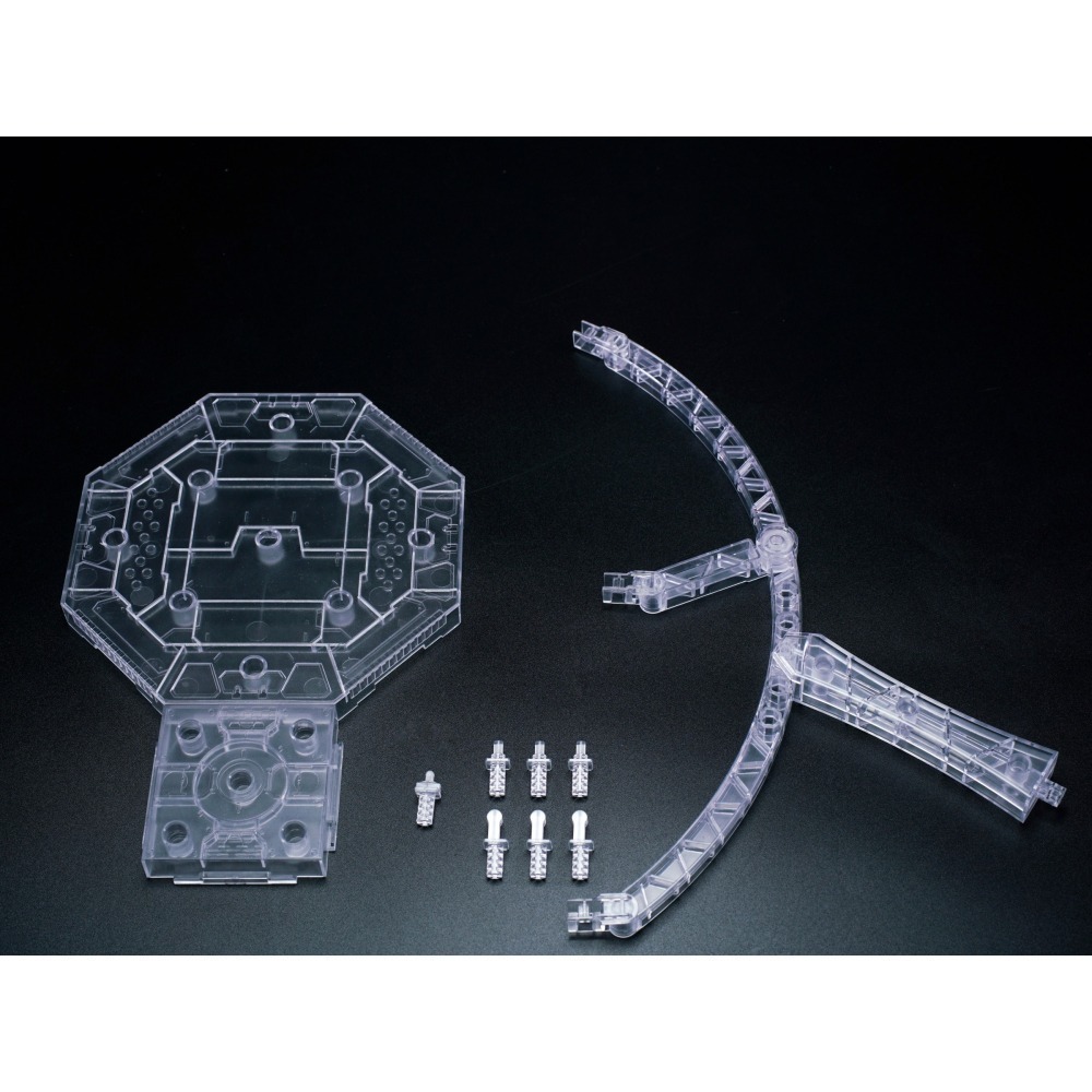 【Max模型小站】EW RGHG 1/144 三機萬能通用支架 底座地台 多機體模型支架(不含本體)-細節圖7