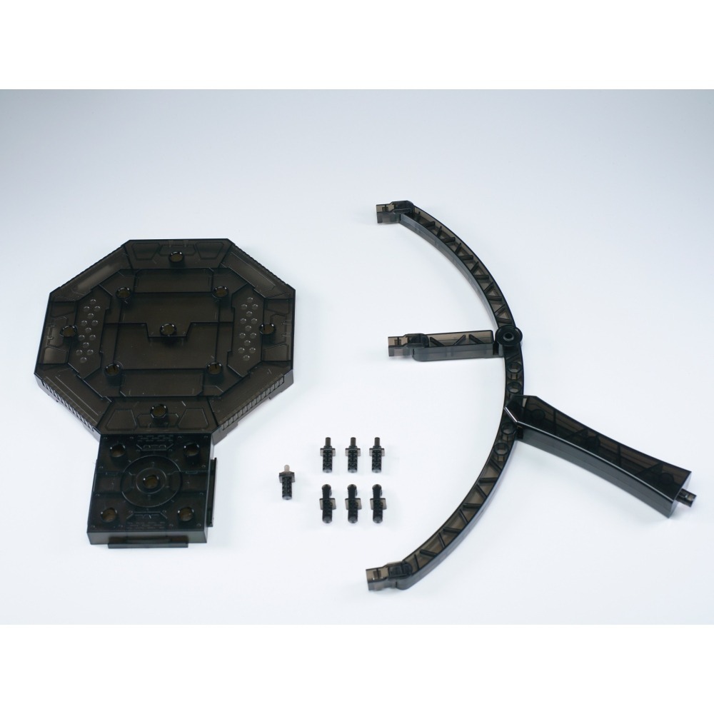 【Max模型小站】EW RGHG 1/144 三機萬能通用支架 底座地台 多機體模型支架(不含本體)-細節圖5