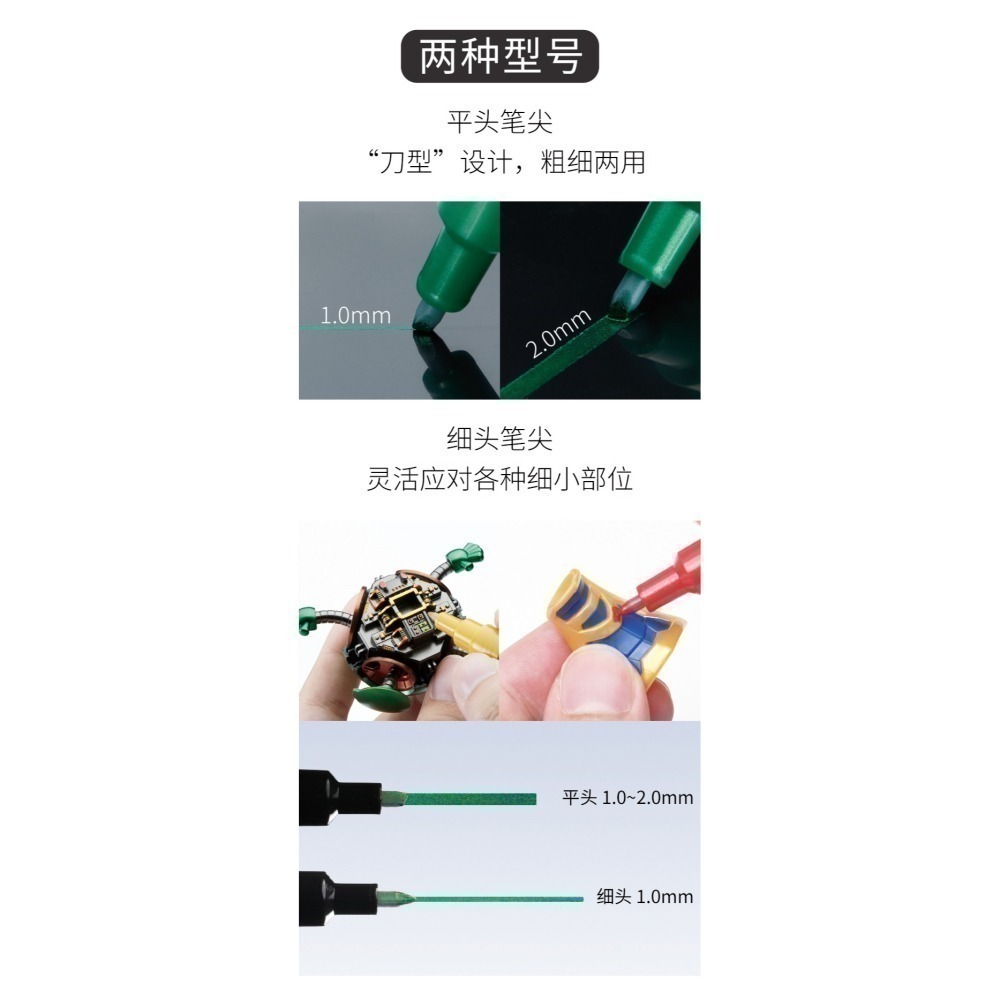 【Max模型小站】RAY的模型世界 超級金屬色馬克筆EX 模型塗裝上色工具-細節圖5