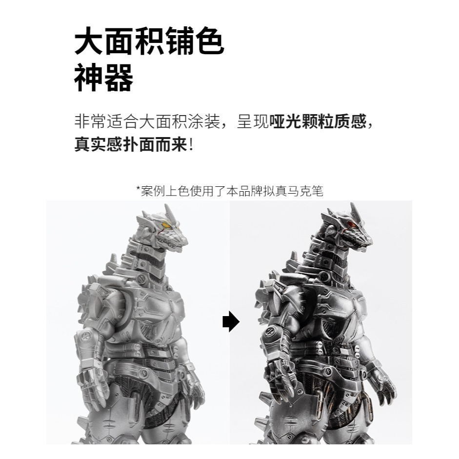 【Max模型小站】RAY的模型世界 乾掃筆 手塗平塗上色舊化 水性漆手塗上色模型工具-細節圖4