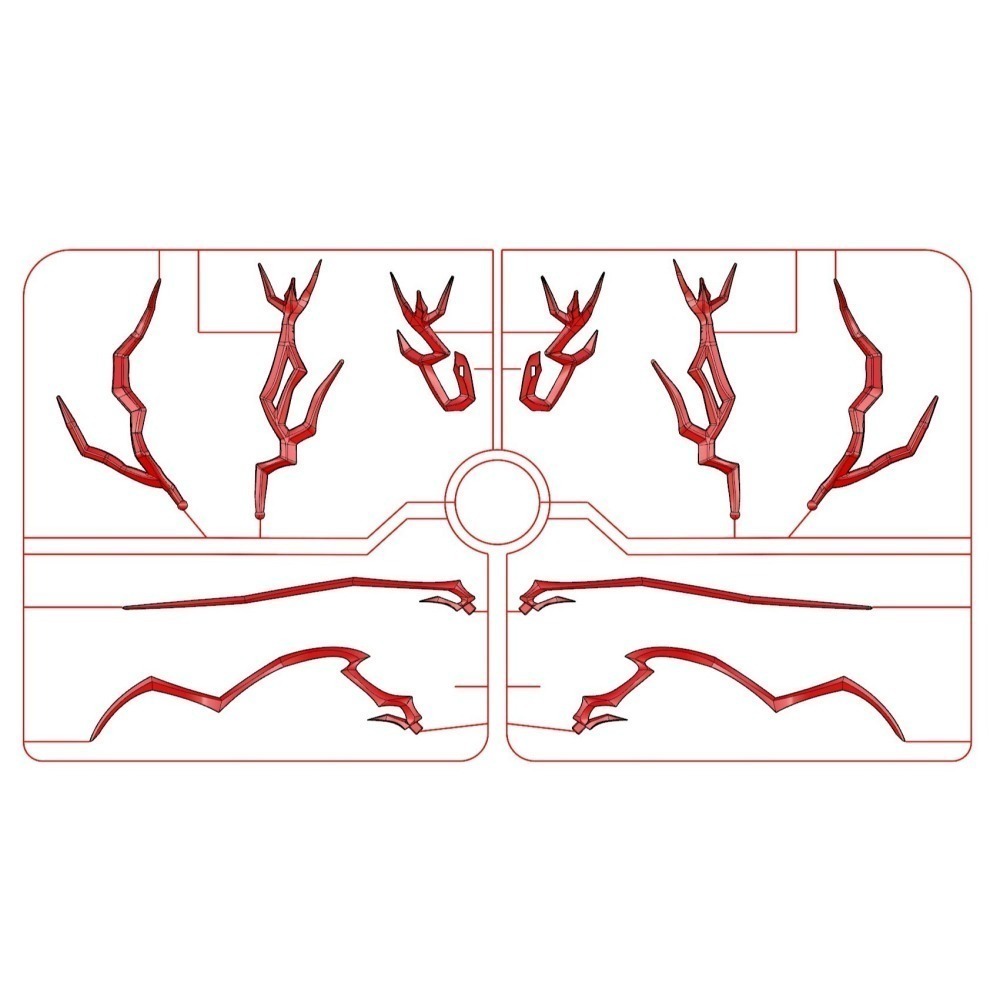 【Max模型小站】妙屋智造 血條 眼睛 特效件 MGSD/ MG /HG 巴巴托斯 自由狼王 FM風靈-細節圖2