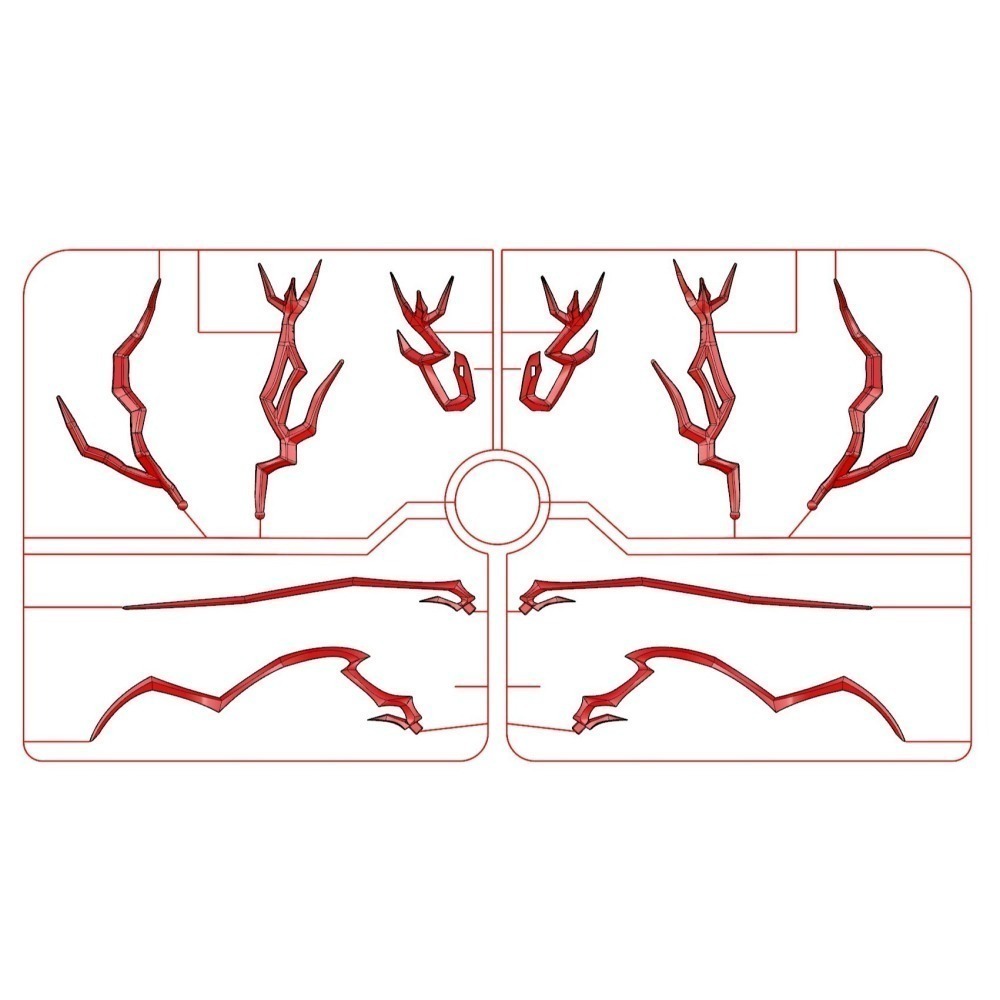 【Max模型小站】妙屋智造 血條 眼睛 特效件 MGSD/ MG /HG 巴巴托斯 自由狼王 FM風靈-細節圖2
