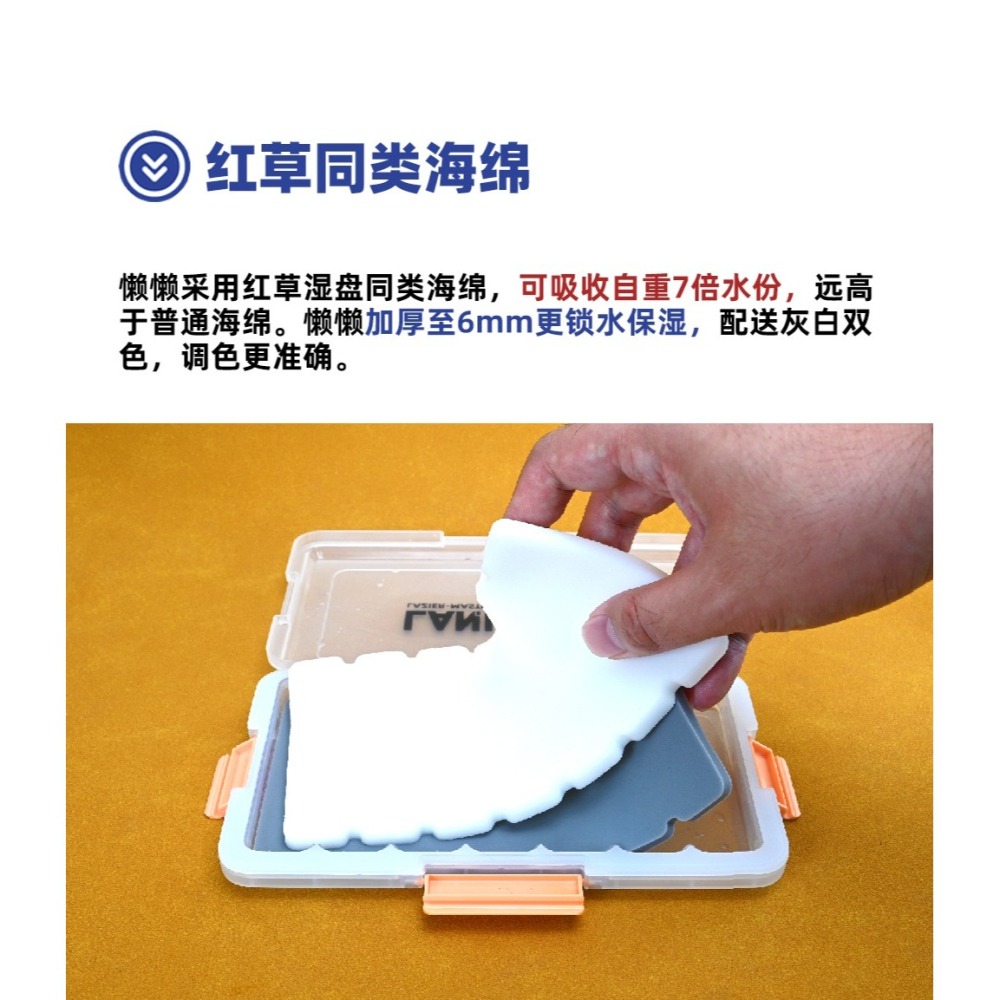 【Max模型小站】懶懶同學 筆塗濕盤 模型手辦上色 水貼使用-細節圖2