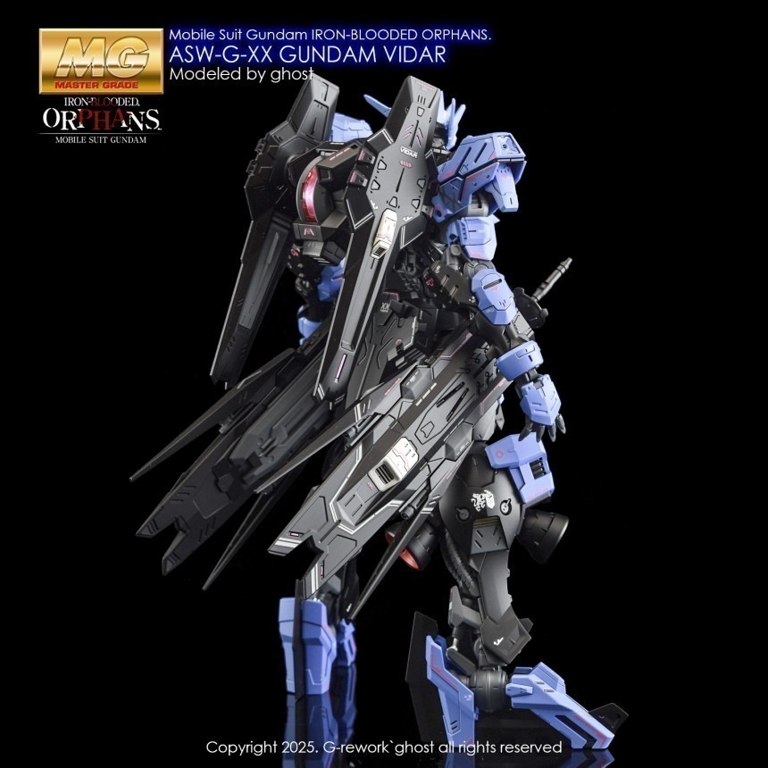 【Max模型小站】炎水貼 GHOST版 MG(91)維達爾 殘命鋼彈 鐵血孤儿團 高清 螢光 水貼-細節圖7